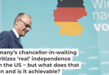 Friedrich Merz, mapping out a new future for Germany and the EU? Maja Hitij/Getty Images